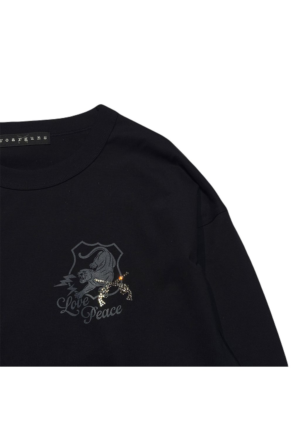 ORG/CO L/TEE PANTHER / オーガニックコットン パンサーエンブレム ロングスリーブ Tシャツ