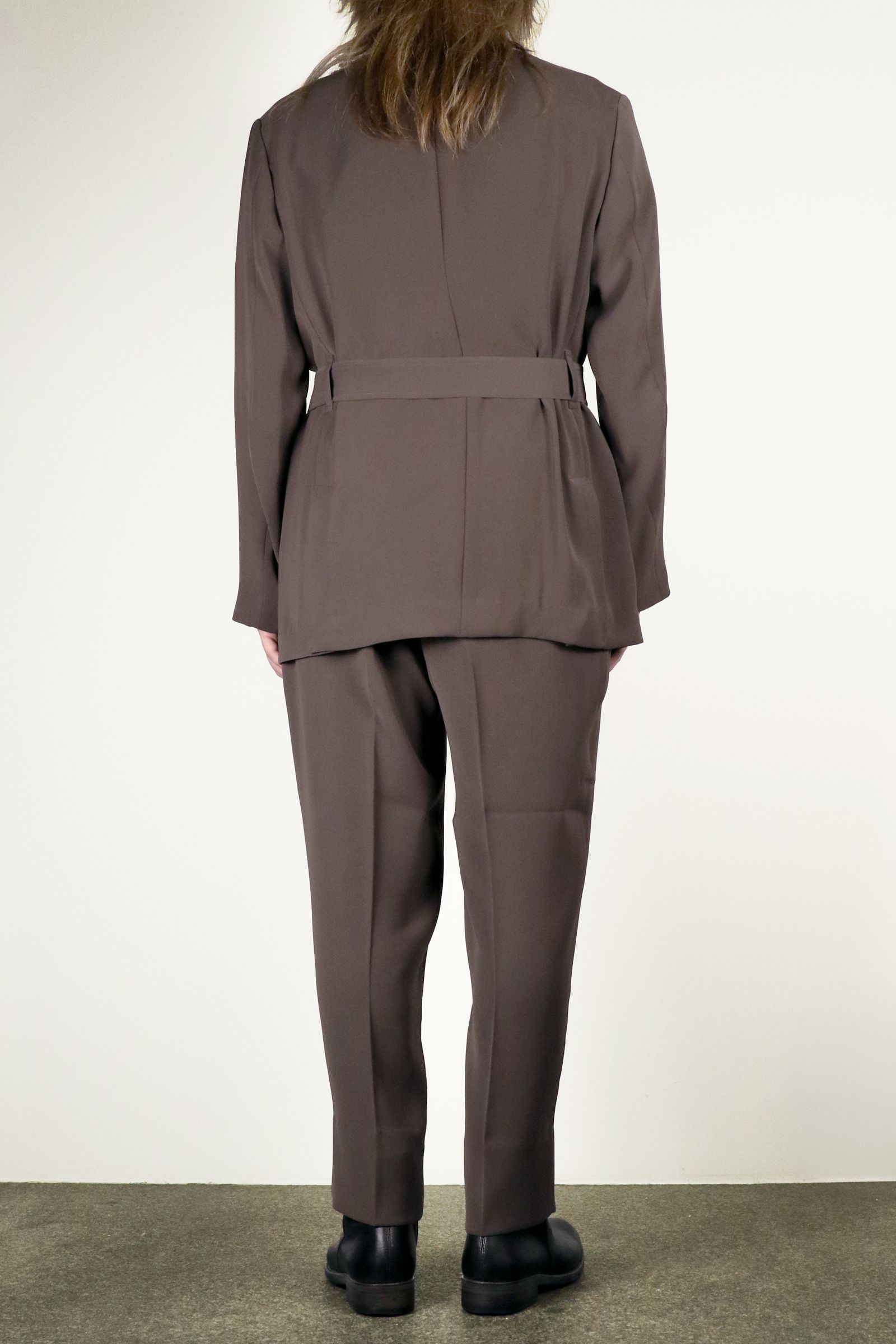 STRETCH SHIRRING TROUSERS/ BRONZE – RAINMAKER KYOTO