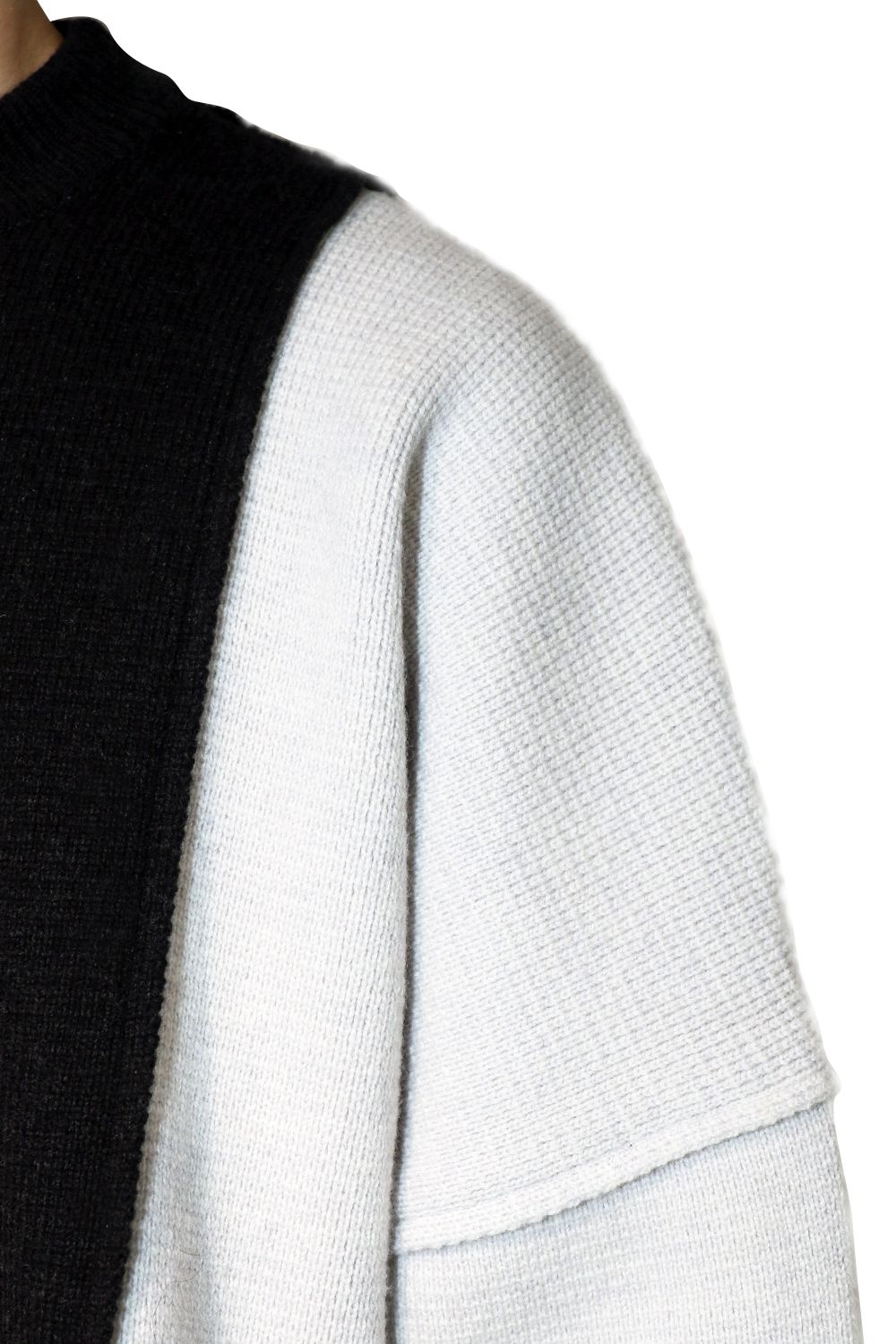 2TONE KNIT SWEAT