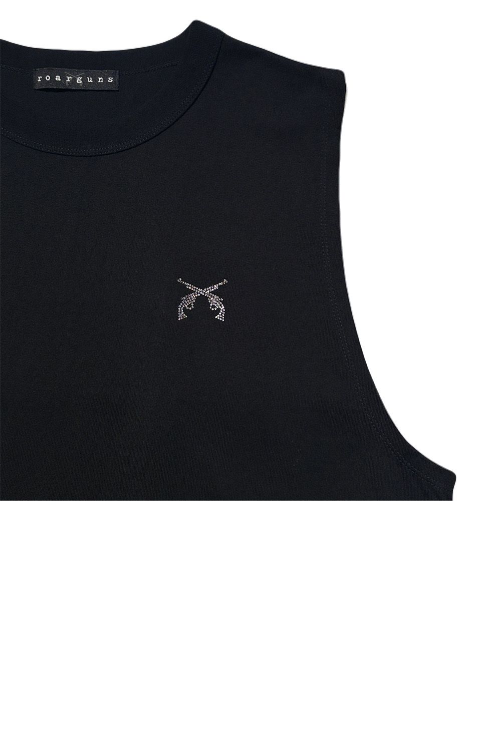 SLEEVELES TEE CRY / ノースリーブ Tシャツ クロスガンクリスタル