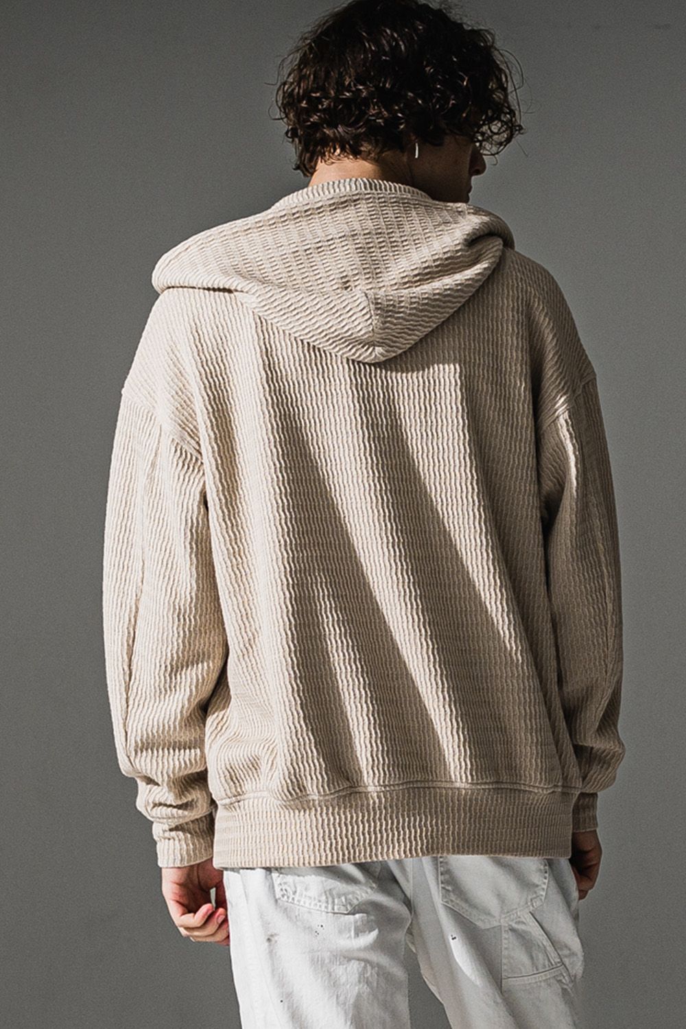 KNIT VARSITY HOODIE / ニット バーシティ フーディー