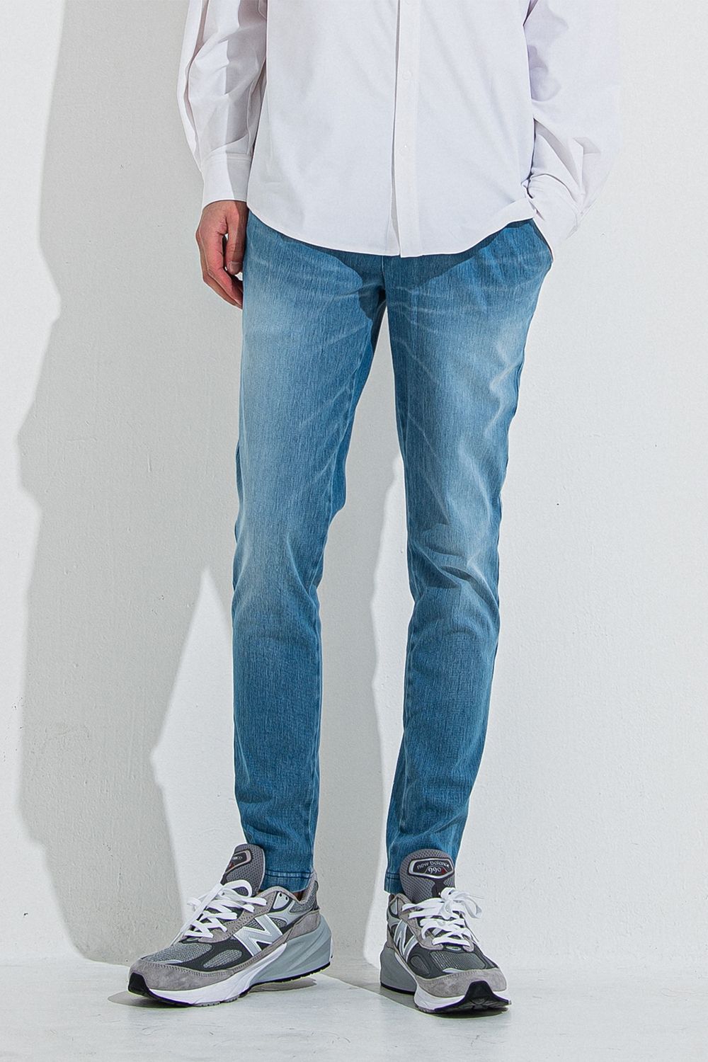 DENIM JERSEY CHRIS EASY TUCK PT / デニム ジャージ クリス イージー タック パンツ