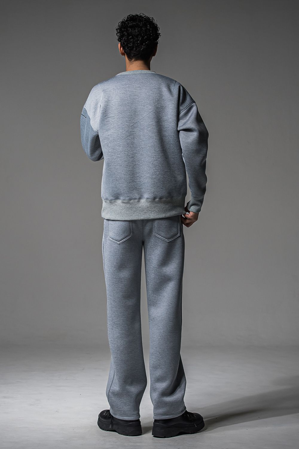 HD NOTHING DROP TRAINER / ドロップショルダー メッセージプリント ルーズトレーナー