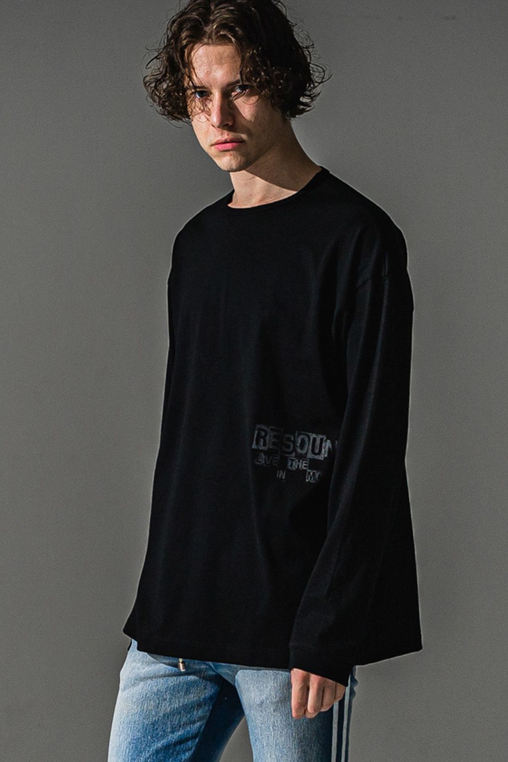 UK OVER LONG SLEEVE TEE / UKロゴ  オーバー ロングスリーブ Tシャツ