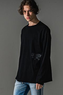 UK OVER LONG SLEEVE TEE / UKロゴ  オーバー ロングスリーブ Tシャツ