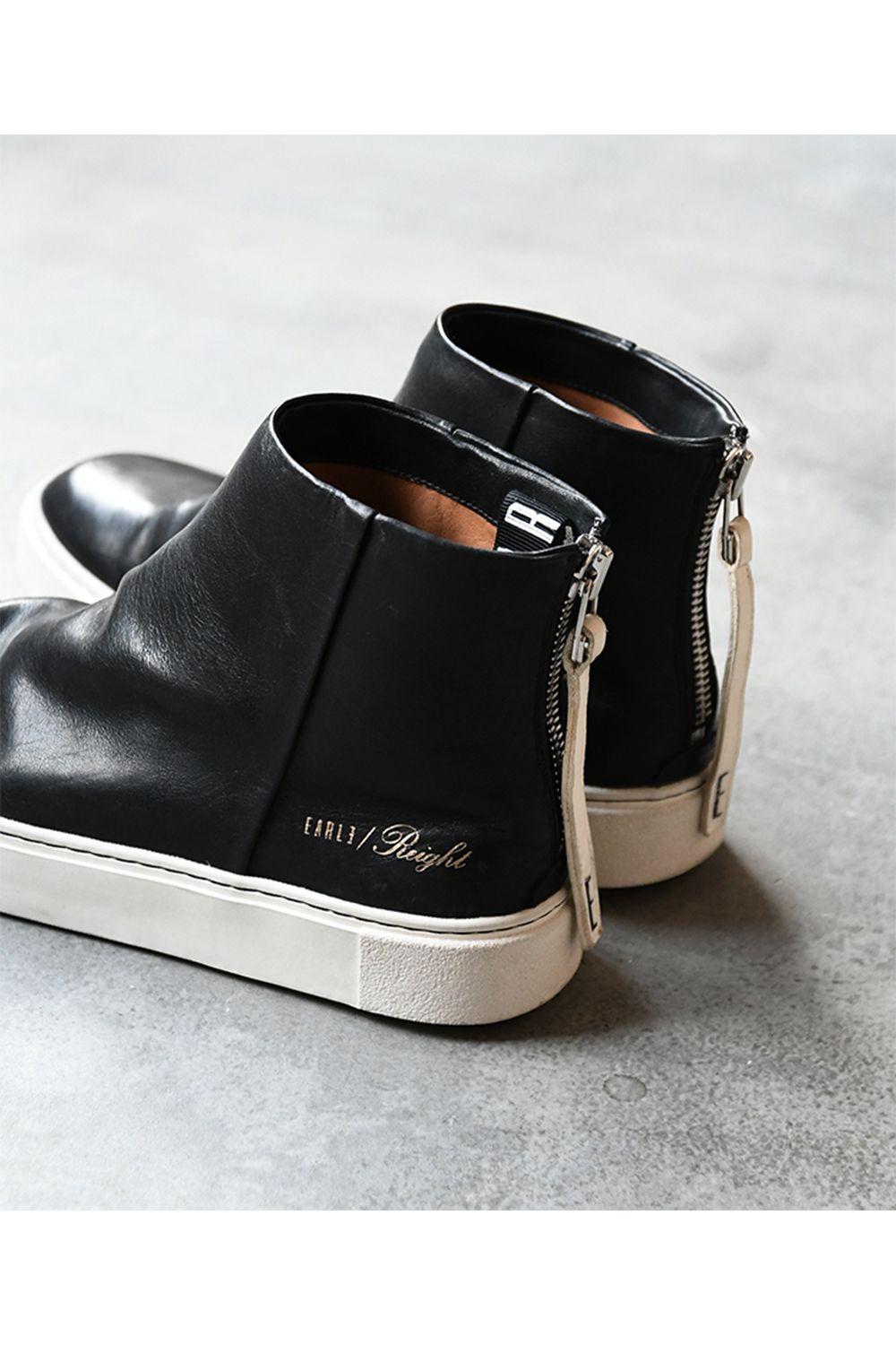 Back zip sneaker boots / バックジップ スニーカーブーツ