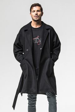 GOWN OVER COAT / オーバーサイズ ガウン コート