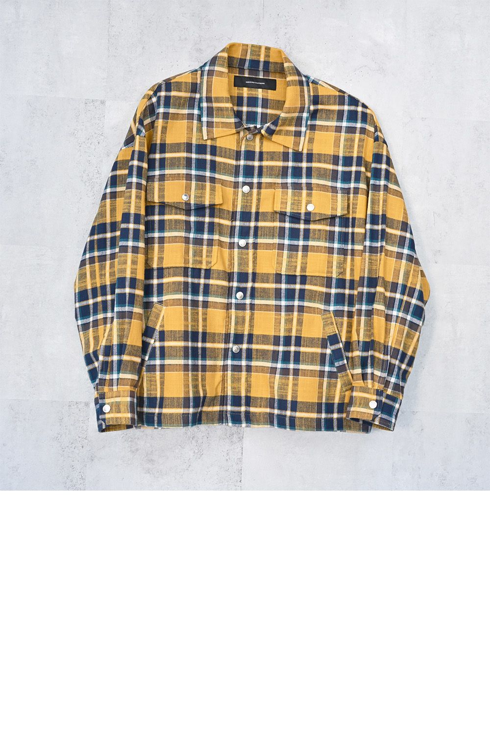 old slab check  JK  / オールドスラブ チェック シャツ ジャケット