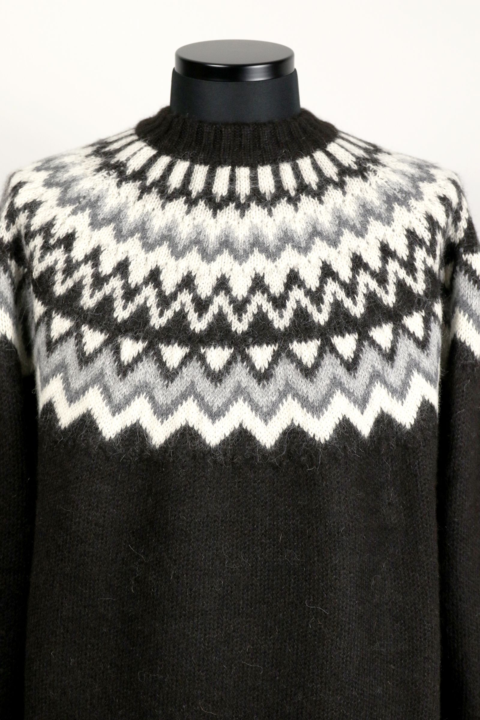 NATURAL COLOR ALPACA SNOW PATTERN JUMPER / ナチュラルカラー アルパカ スノーパターン ジャンパー