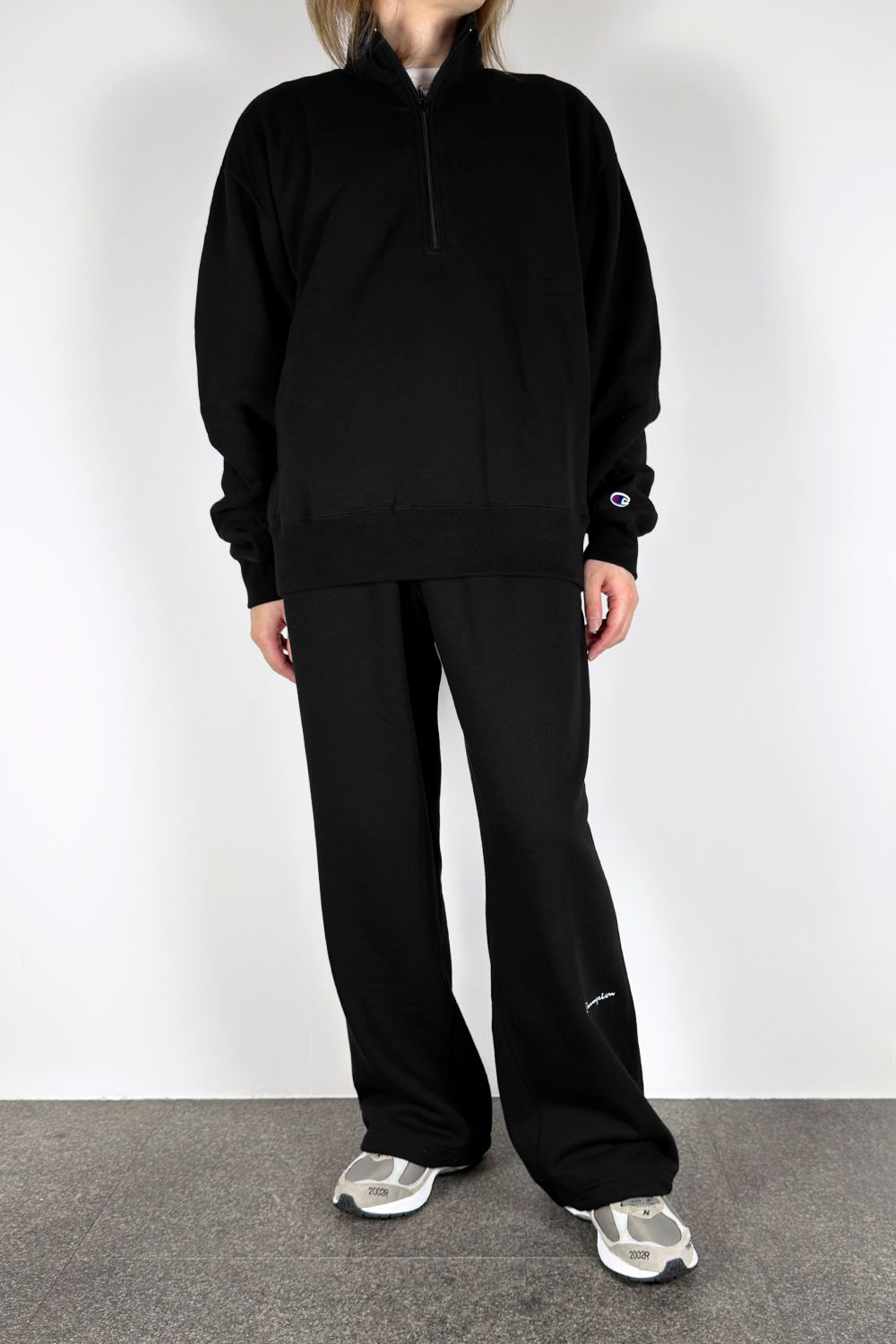 N.HOOLYWOOD - N.HOOLYWOOD×Champion HALF ZIP SWEATSHIRT