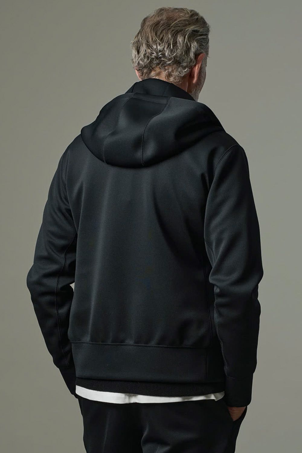 HIGH NECK ZIP HOODIE / ハイネック ジップ フーディー