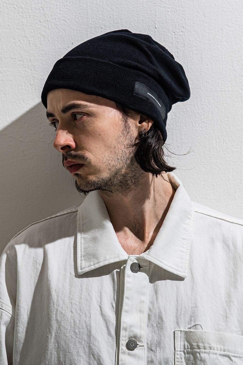 LINE KNIT CAP / リネン ニットキャップ