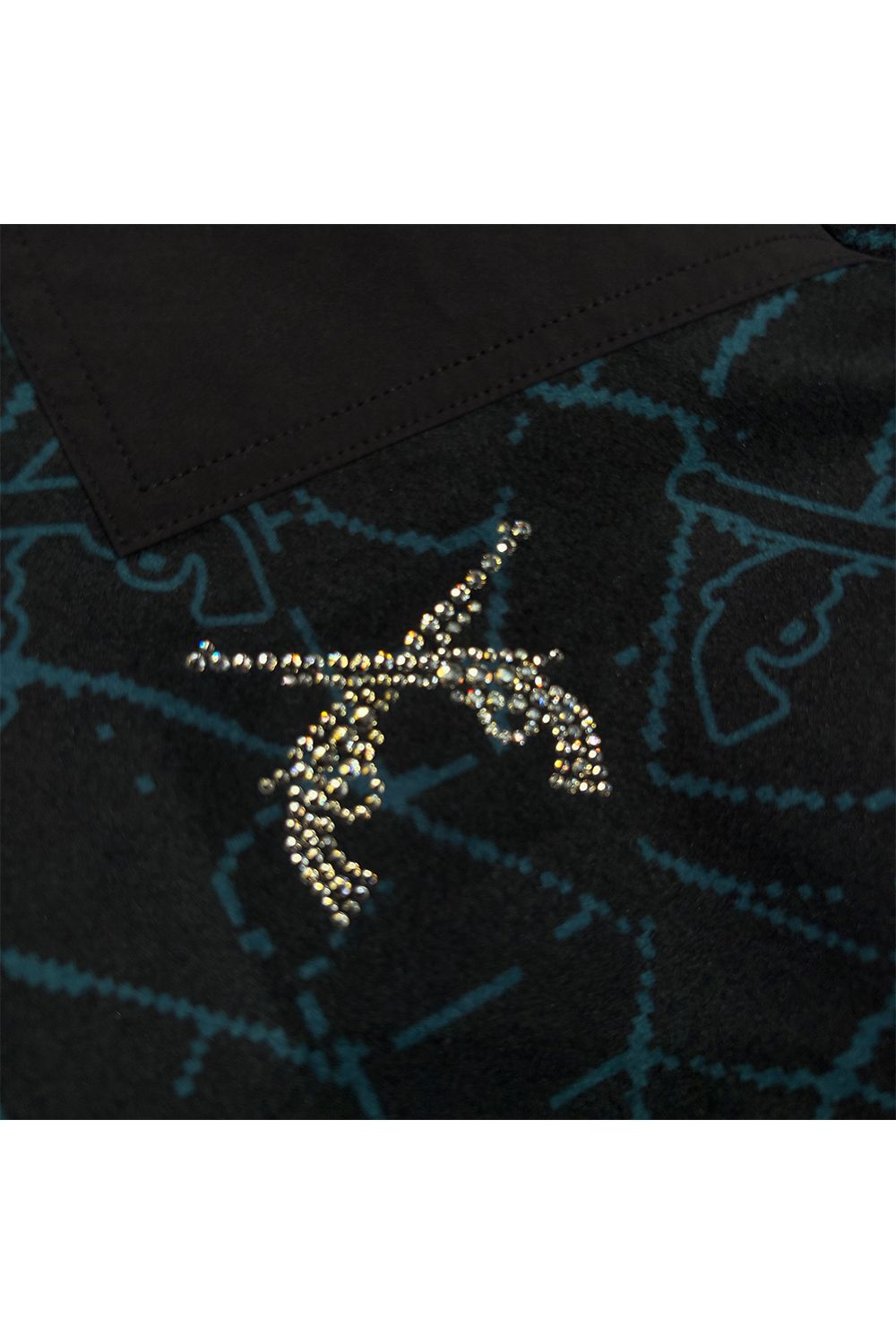 SPIDER PRINT JKT CRY / スパイダー プリント ジャケット / クリスタルクロスガン