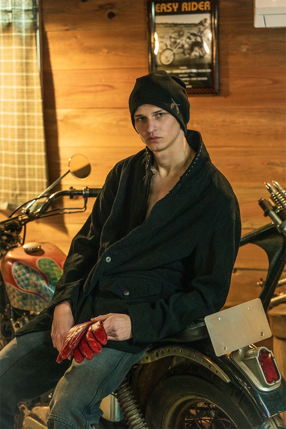 FLEECE STUDZ JKT CRY / フリース スタッズ ジャケット / クリスタルクロスガン