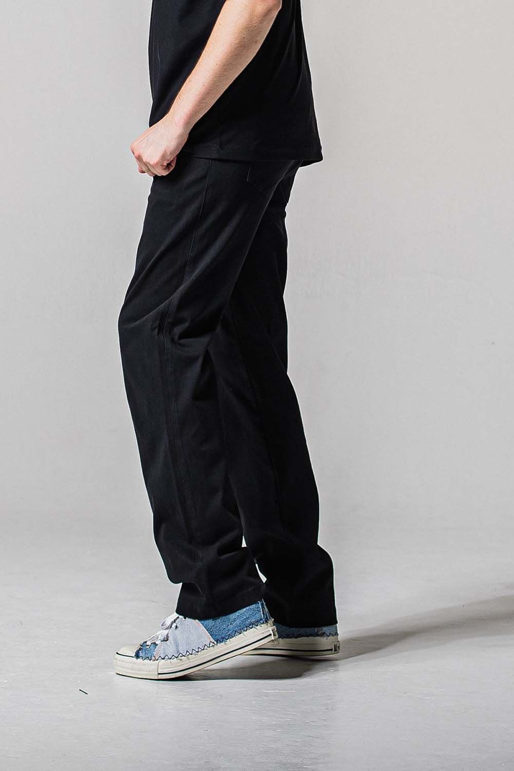 DENIM JERSEY WIDE PT / デニムジャージワイドパンツ