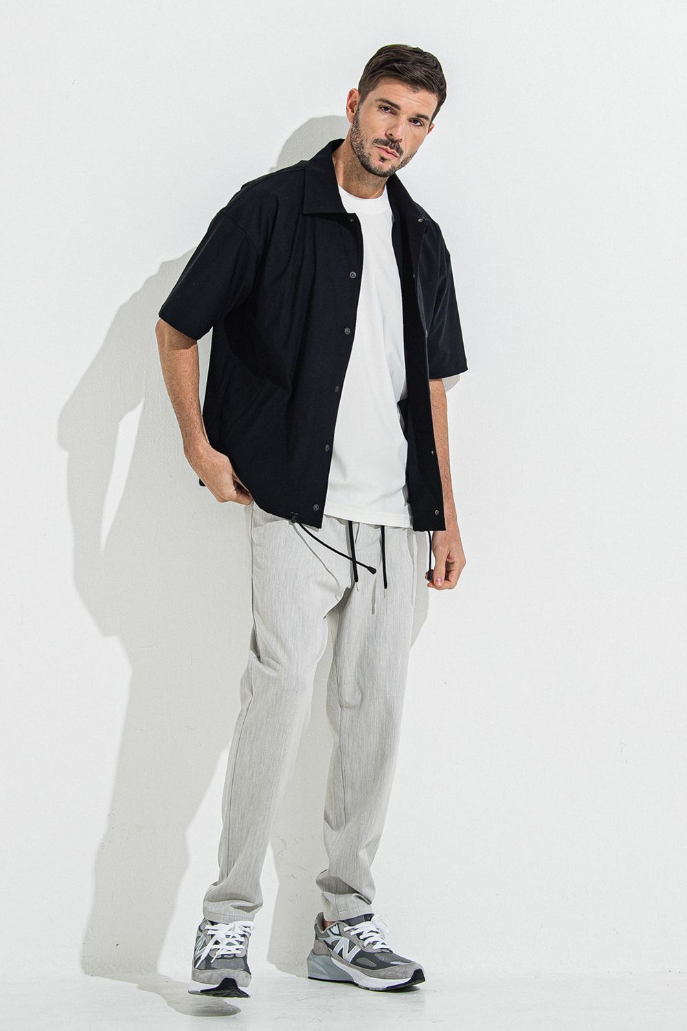 NYLON HALF COACH JACKET / ナイロン ハーフ コーチジャケット