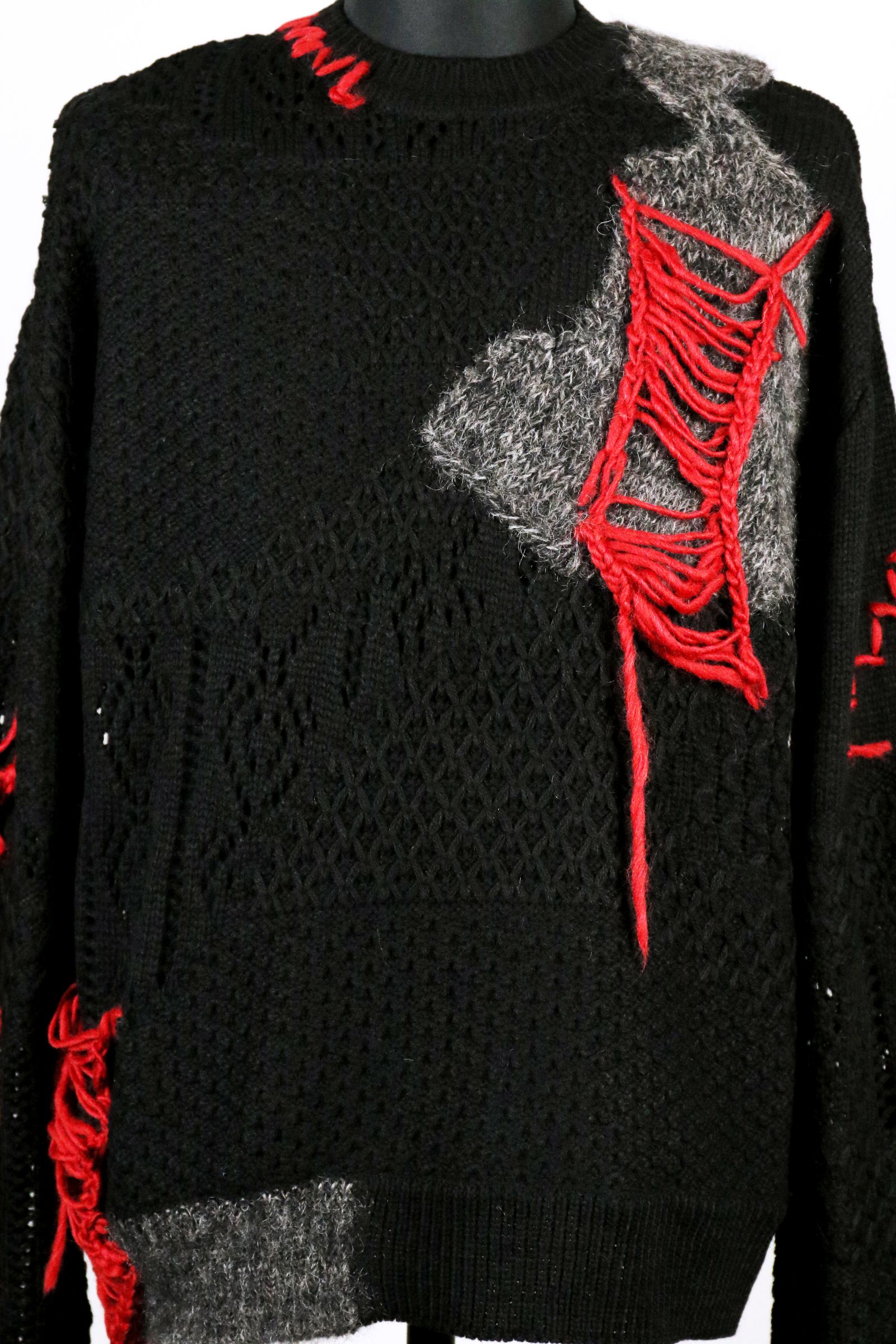 Mixed fur knit P/O / ミックス ファー ニット プルオーバー