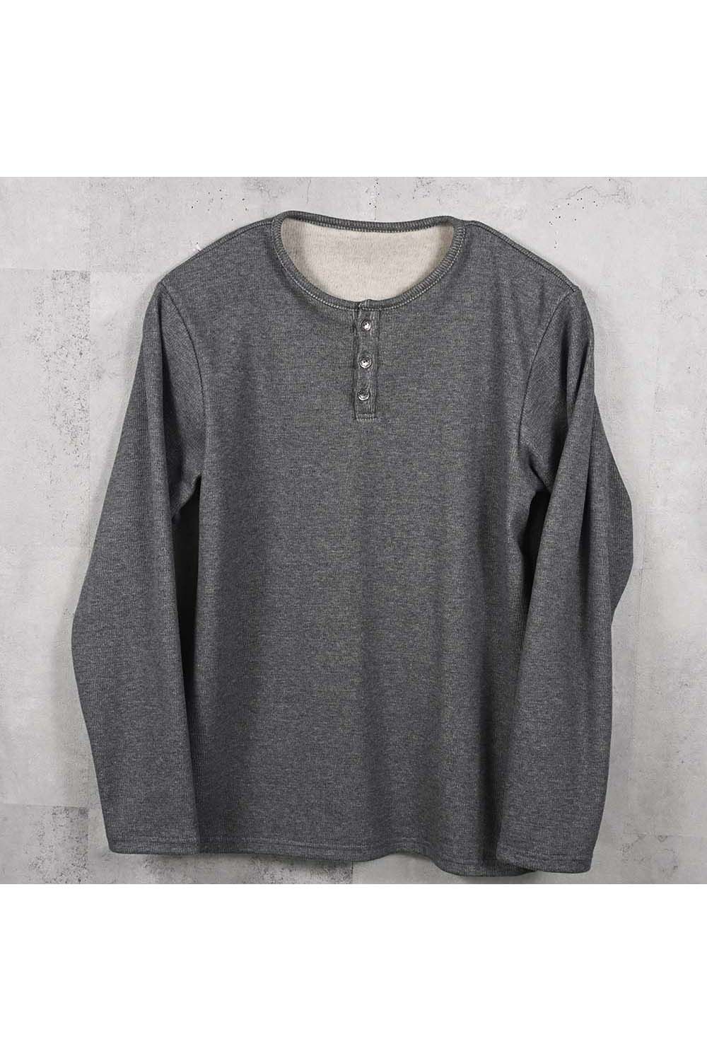 VELOURS FLEECE THERMAL HENRY / ベロア フリース サーマル ヘンリーネック