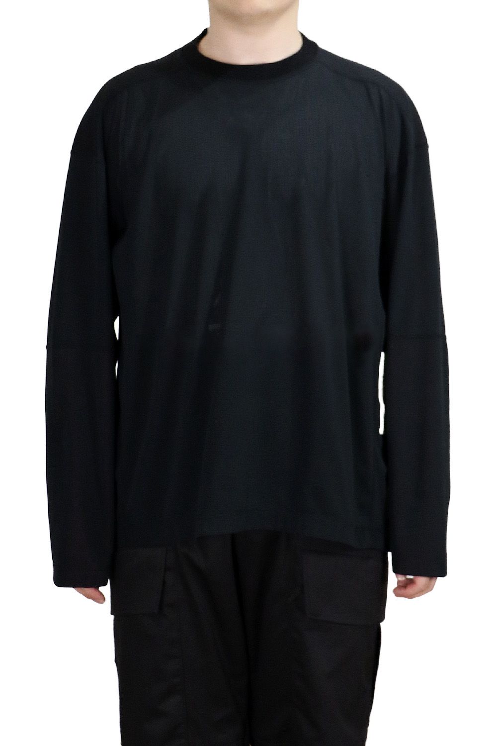 N.HOOLYWOOD TEST PRODUCT EXCHANGE SERVICE REVERSIBLE LONG SLEEVE T-SHIRT / エヌハリウッド テストプロダクトエクスチェンジサービス リバーシブル ロングスリーブ Tシャツ