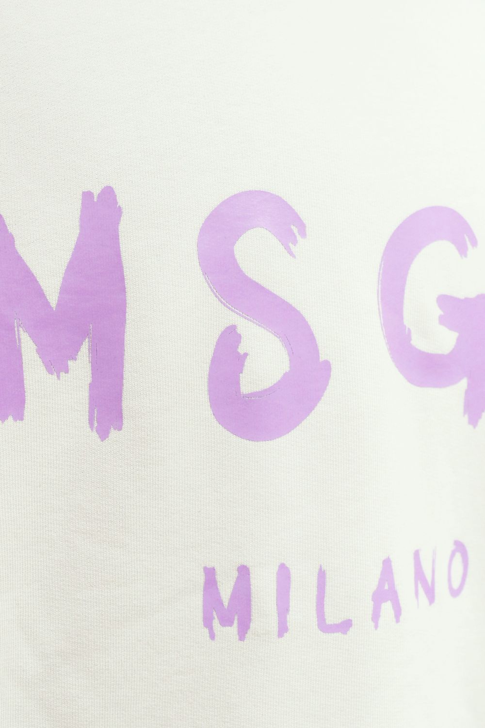 CREW NECK SWEATSHIRT With BRUSHSTROKE LOGO