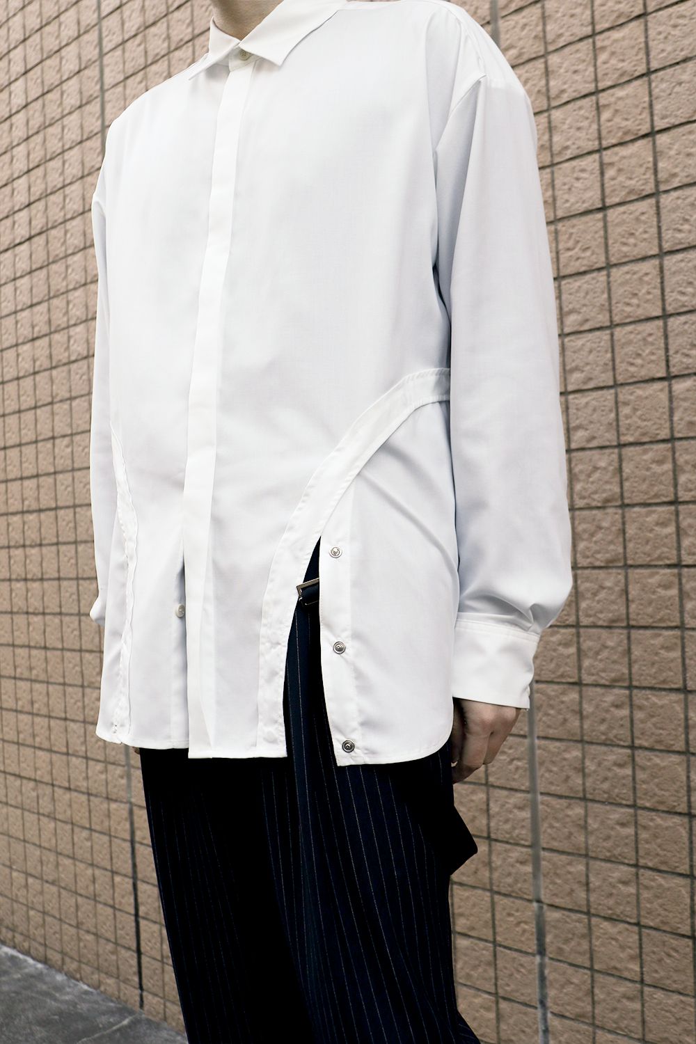 Multi-way snap button shirt / マルチウェイ スナップボタン シャツ