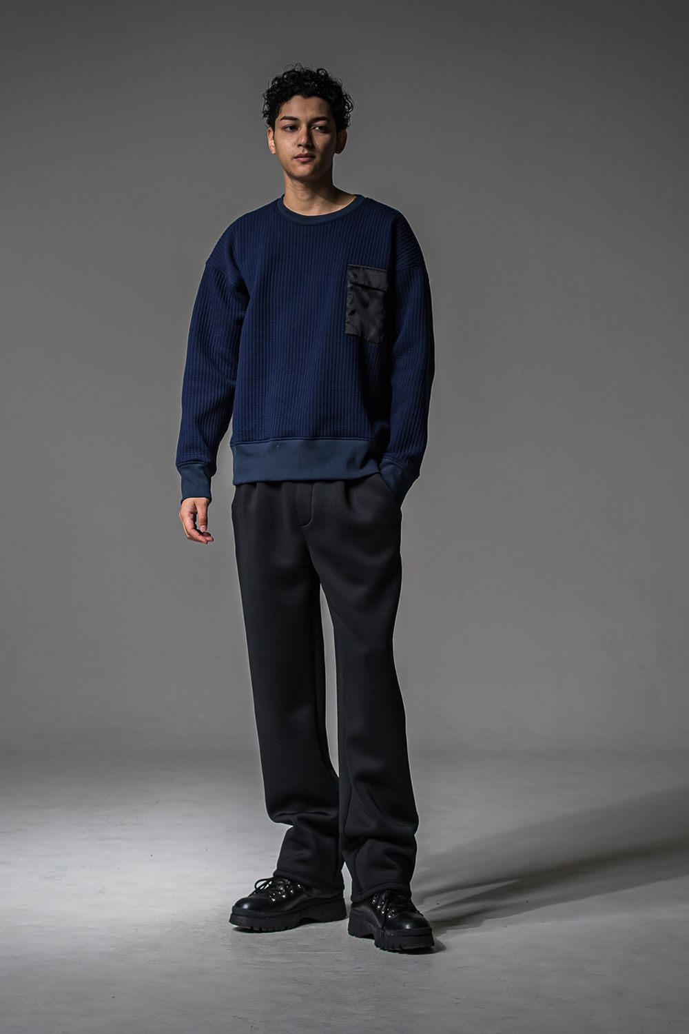 CHRIS EASY WIDE TUCK PANTS / クリス イージーワイドタックパンツ