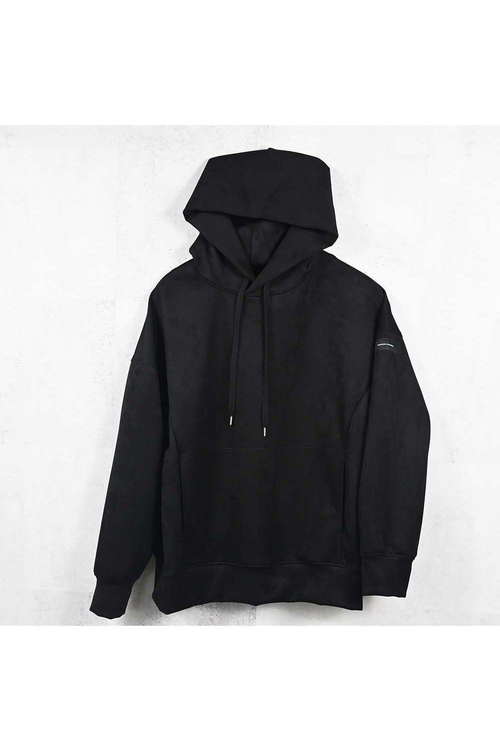 SUEDE LOOSE HOODIE / スウェード ルーズ フーディ