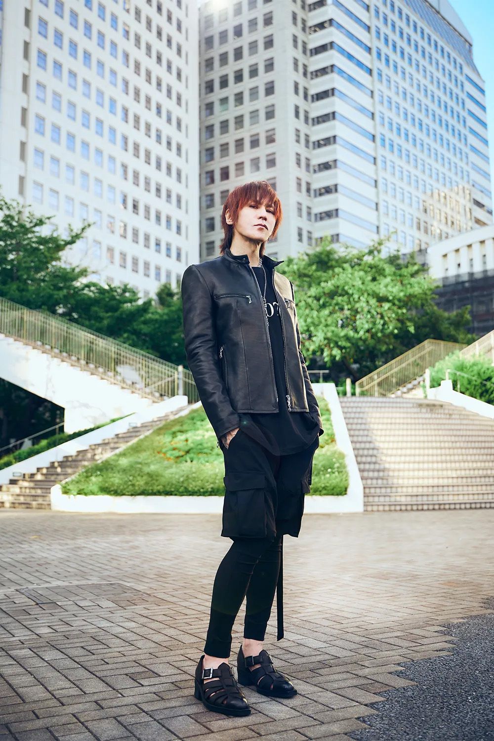 【COSTUME LINE】Eco Leather Single Riders Jacket / エコレザー シングルライダース ジャケット（刺繍なし）