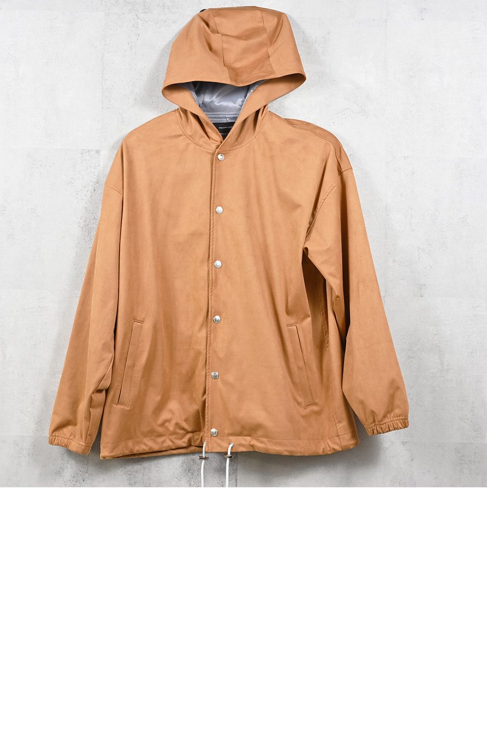 suede coach hoodie / エコスエード コーチ フーディー