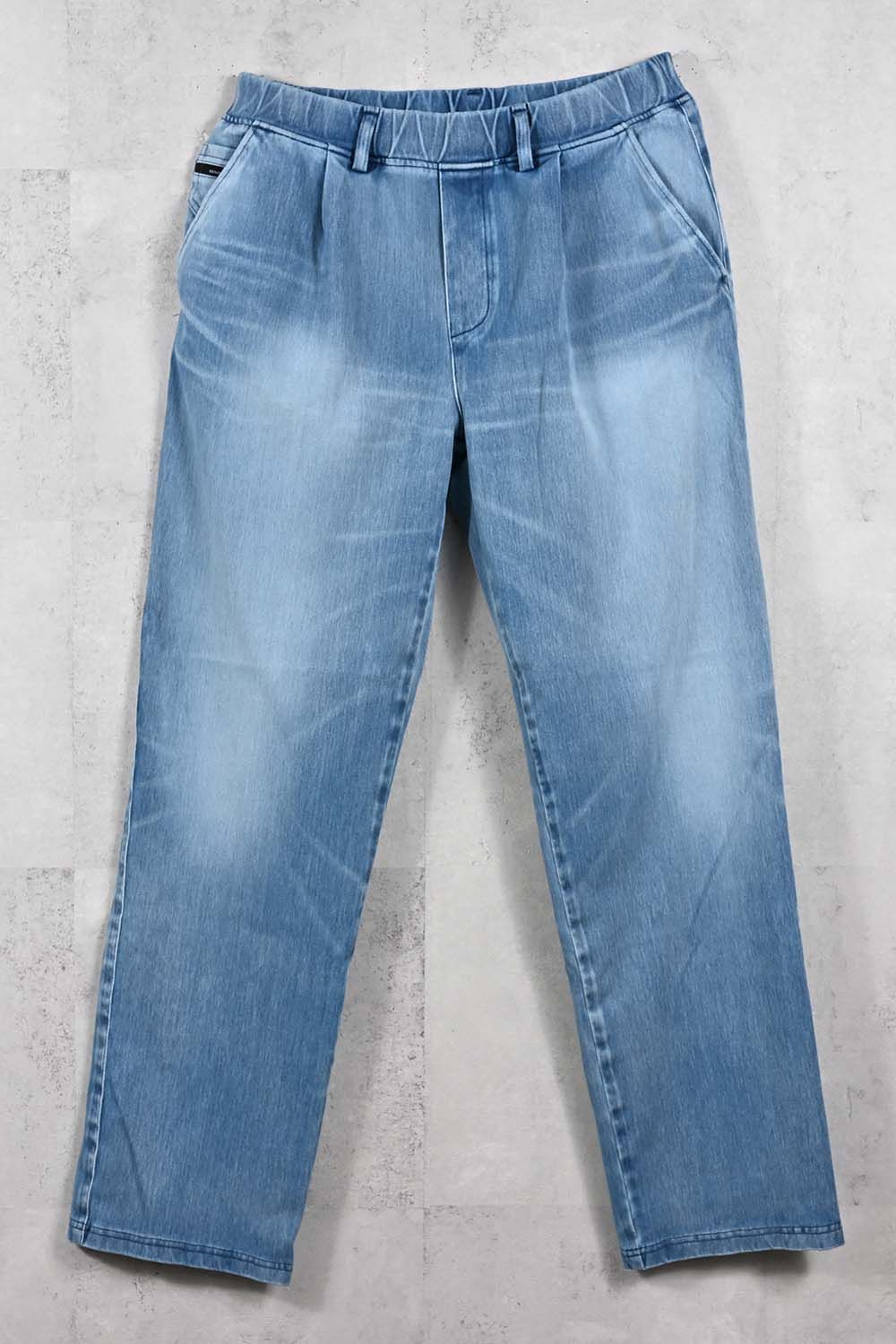 DENIM JERSEY WIDE PT / デニムジャージワイドパンツ