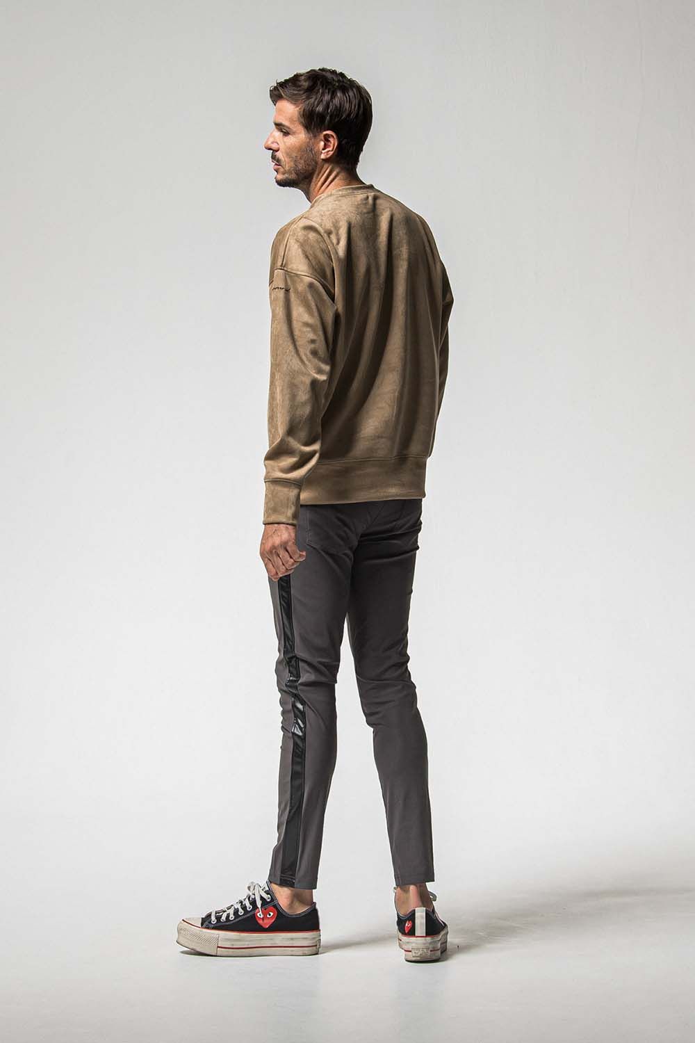 LEATHER LINE TRUCK PT / レザー ライン トラックパンツ