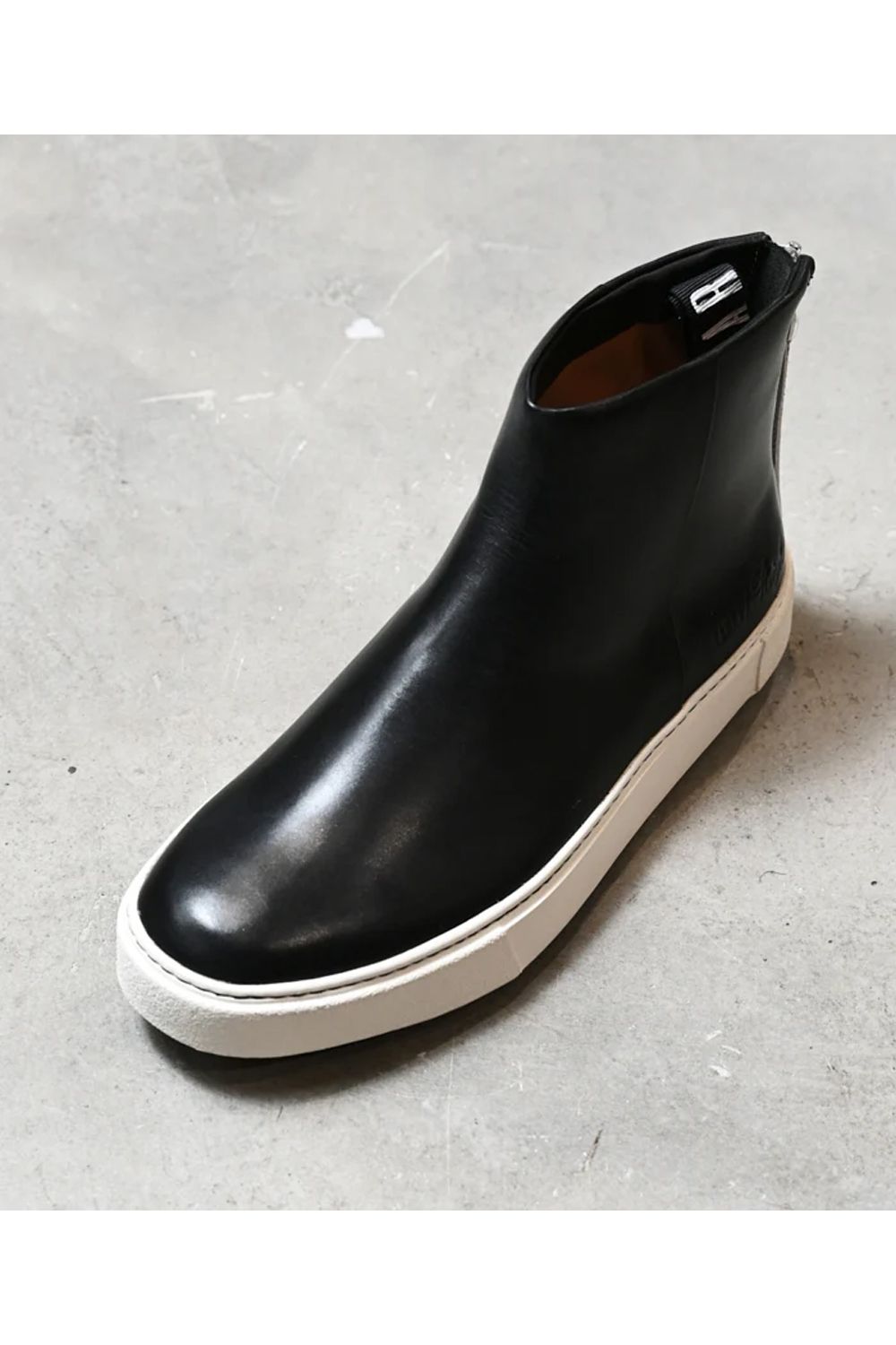 Back zip sneaker boots / バックジップ スニーカーブーツ