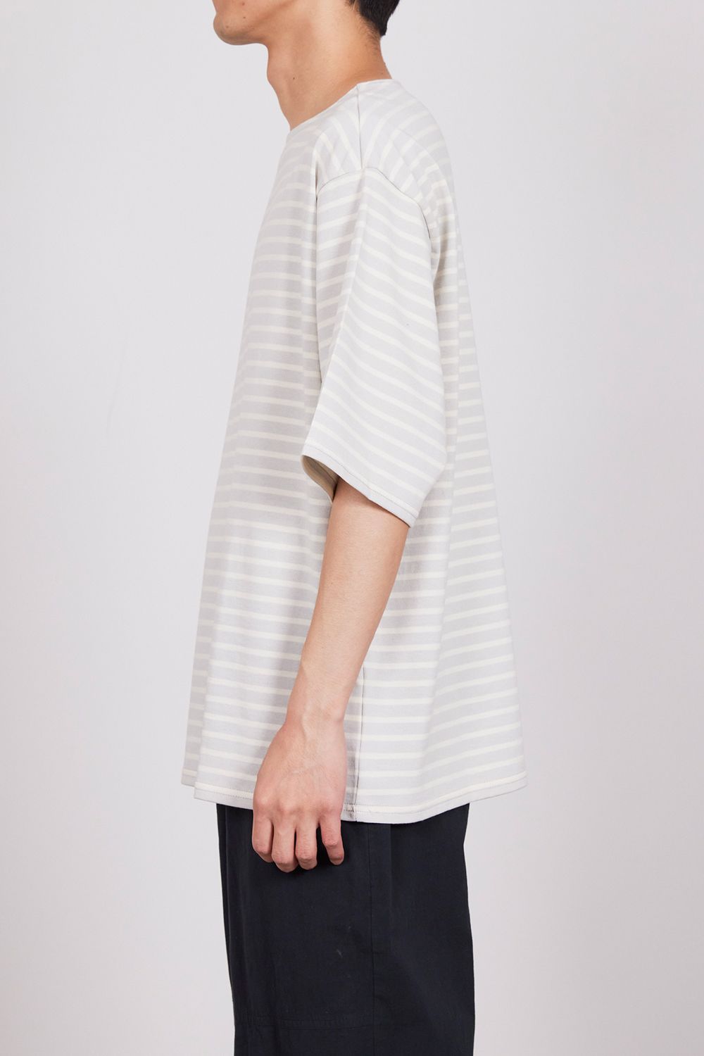 marka - 30//1 ORGANIC COTTON KNIT NEW BASQUE S/S SHIRT