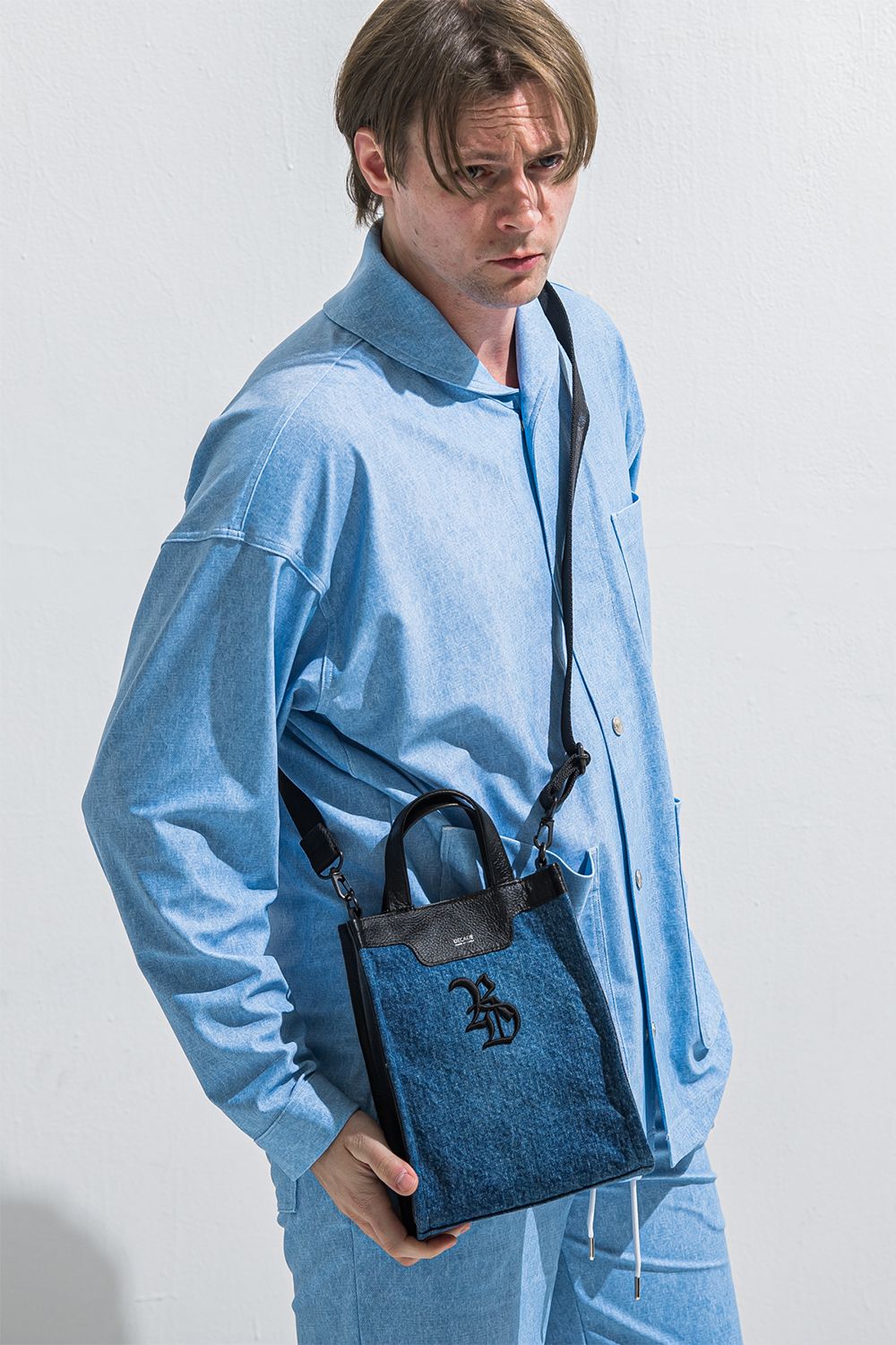 DENIM MINI TOTE BAG / decadeコラボ デニム ミニトートバッグ