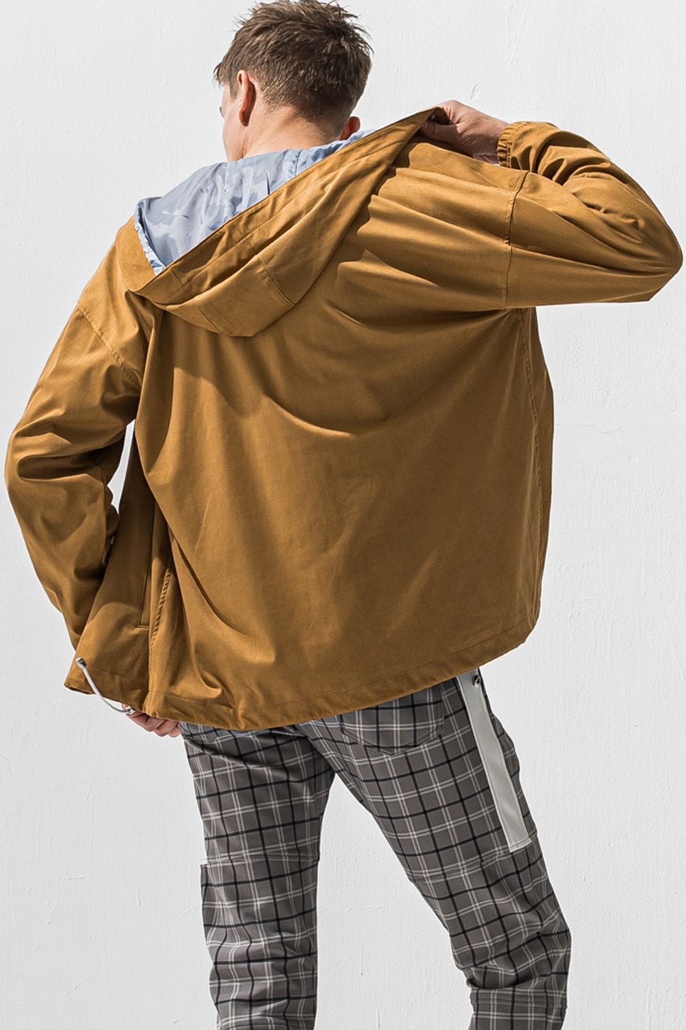 suede coach hoodie / エコスエード コーチ フーディー