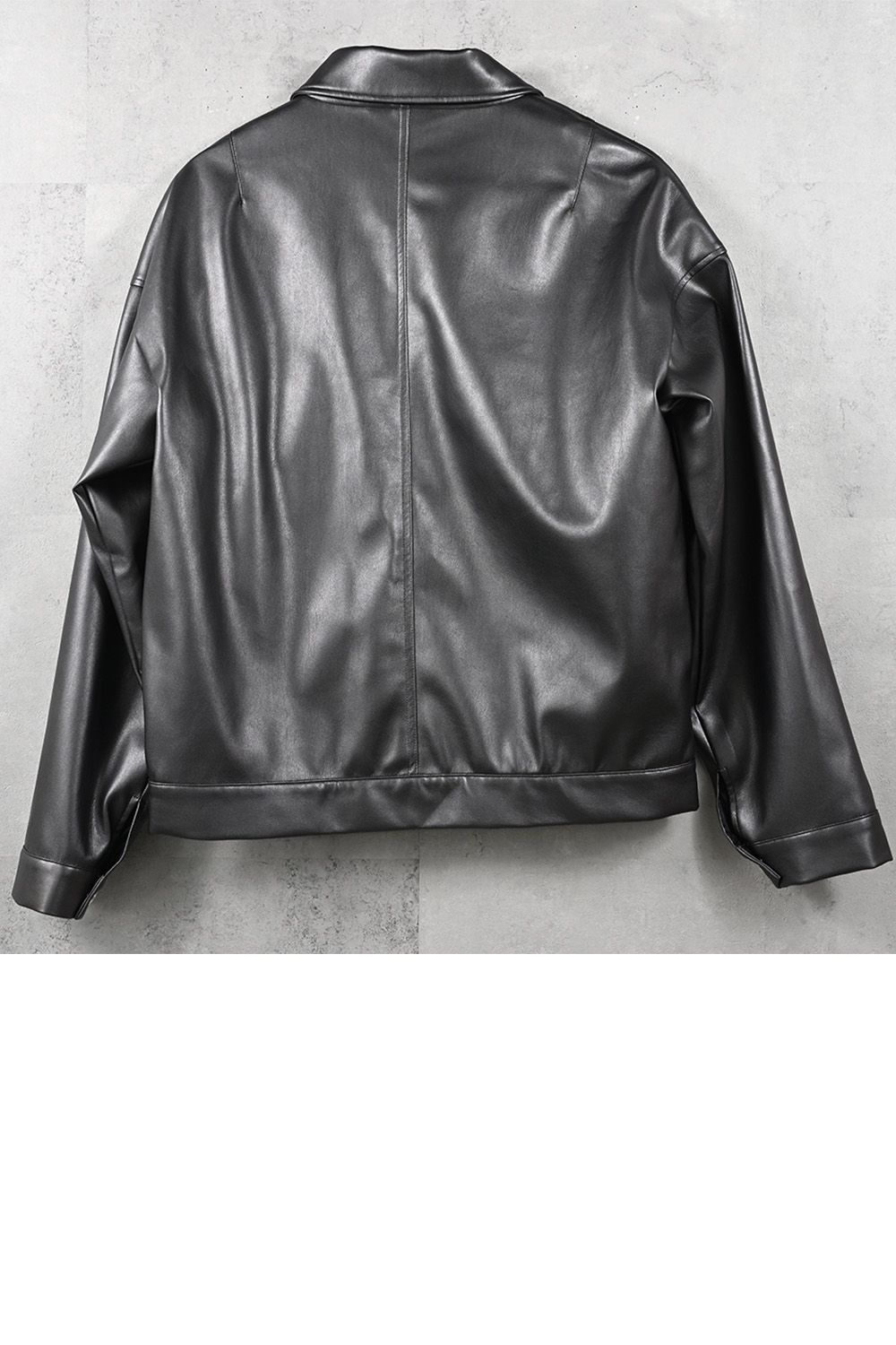 LEATHER SP JACKET / エコレザー スポーツマン ジャケット