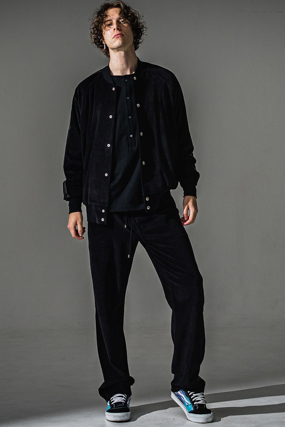 VELOUR VARSITY / ベロア バーシティ ジャケット