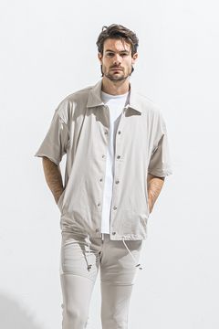 NYLON HALF COACH JACKET / ナイロン ハーフスリーブ コーチジャケット