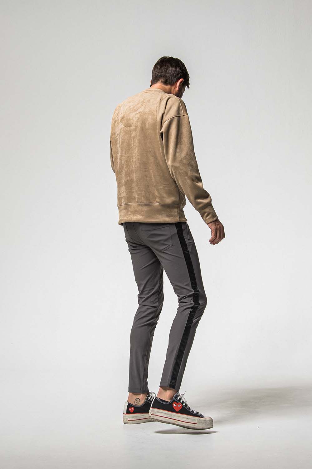 LEATHER LINE TRUCK PT / レザー ライン トラックパンツ