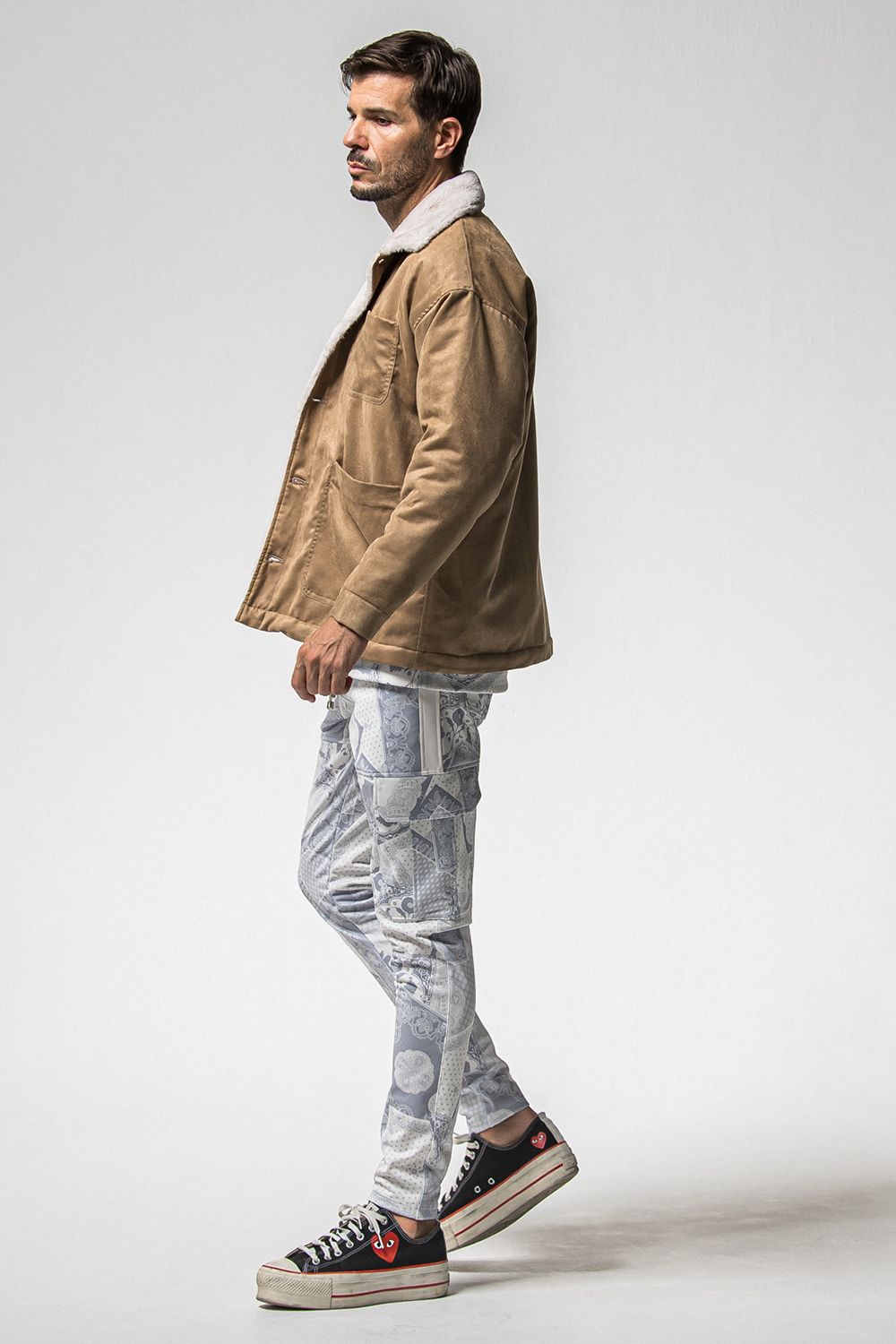 SUEDE FUR COVER ALL / スウェード ファー カバーオール