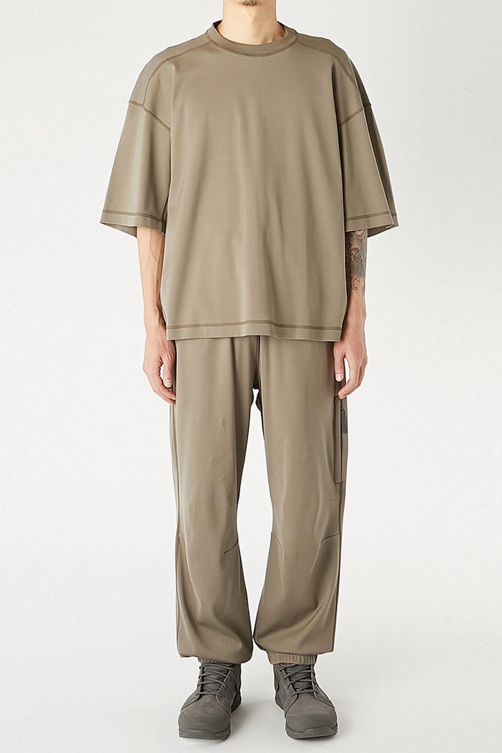 N.HOOLYWOOD TEST PRODUCT EXCHANGE SERVICE PANELED T-SHIRT / エヌハリウッド テストプロダクトエクスチェンジサービス パネル Tシャツ