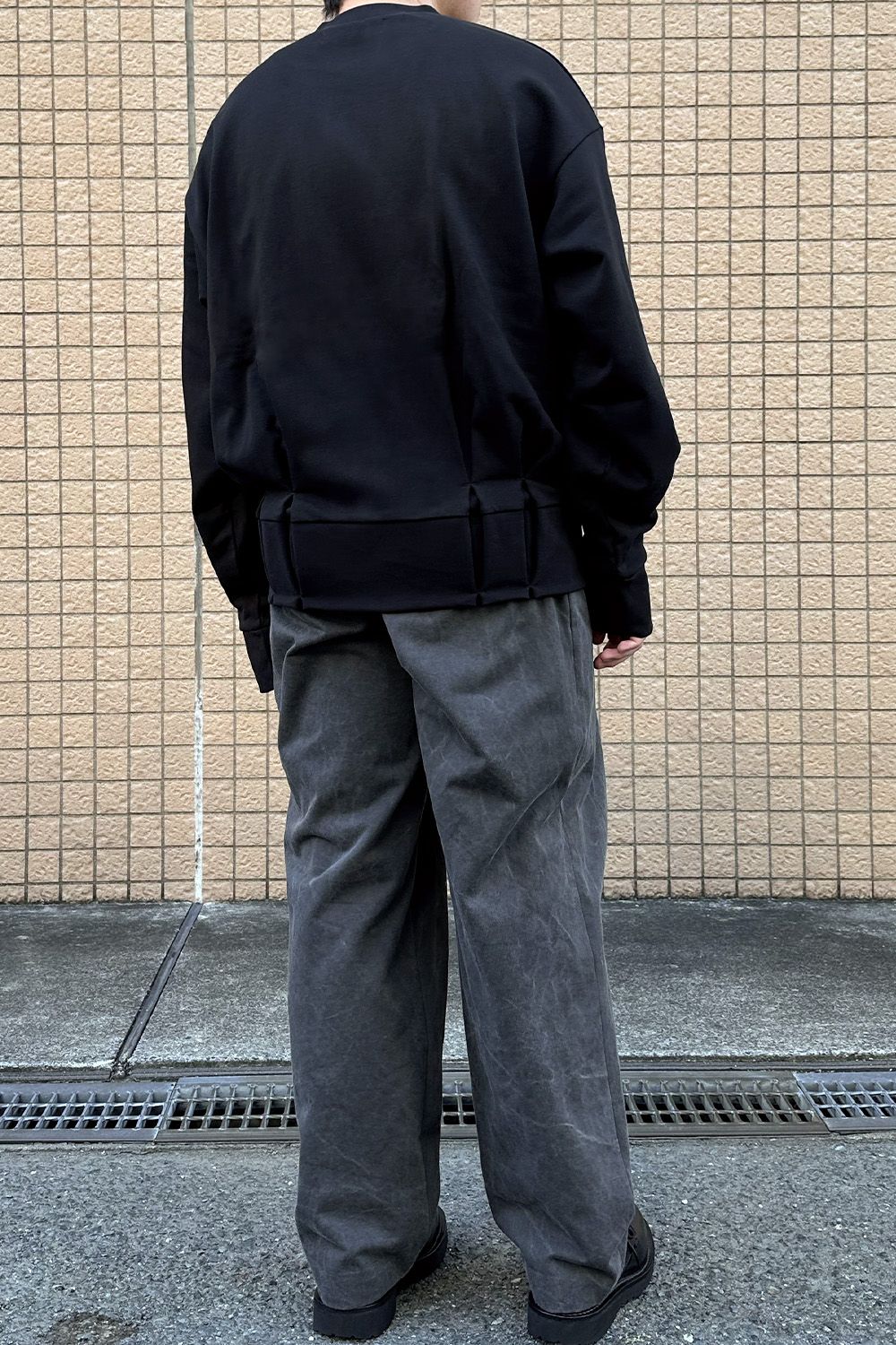 meagratia Lace tape denim BL Style①