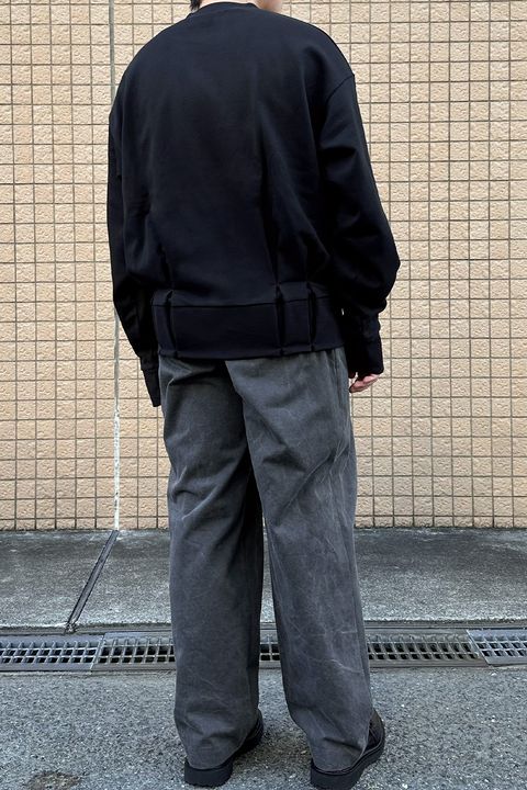 meagratia Lace tape denim BL Style①
