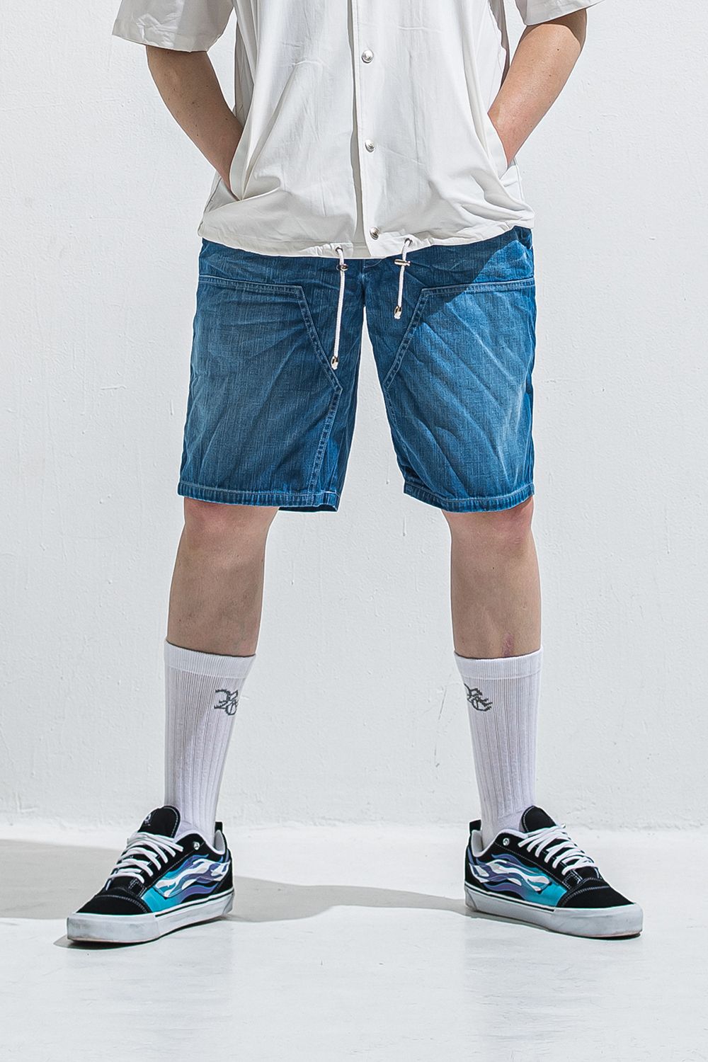 DOUBLE KNEE SHORTS / ダブルニー ショーツ