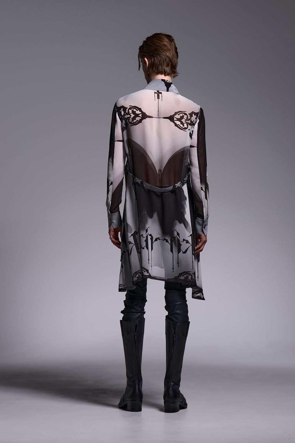 Decorative YOURYU Flare Shirt / デコラティブ楊柳 フレアシャツ