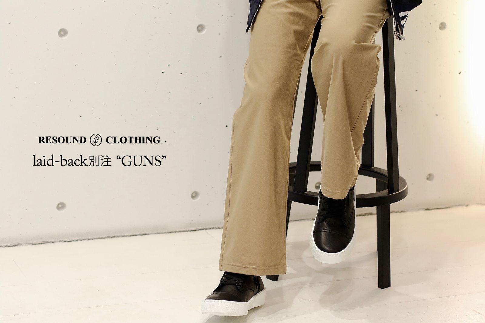 RESOUND CLOTHING - laid-back別注“GUNS” / レイドバック 別注 ガンズ