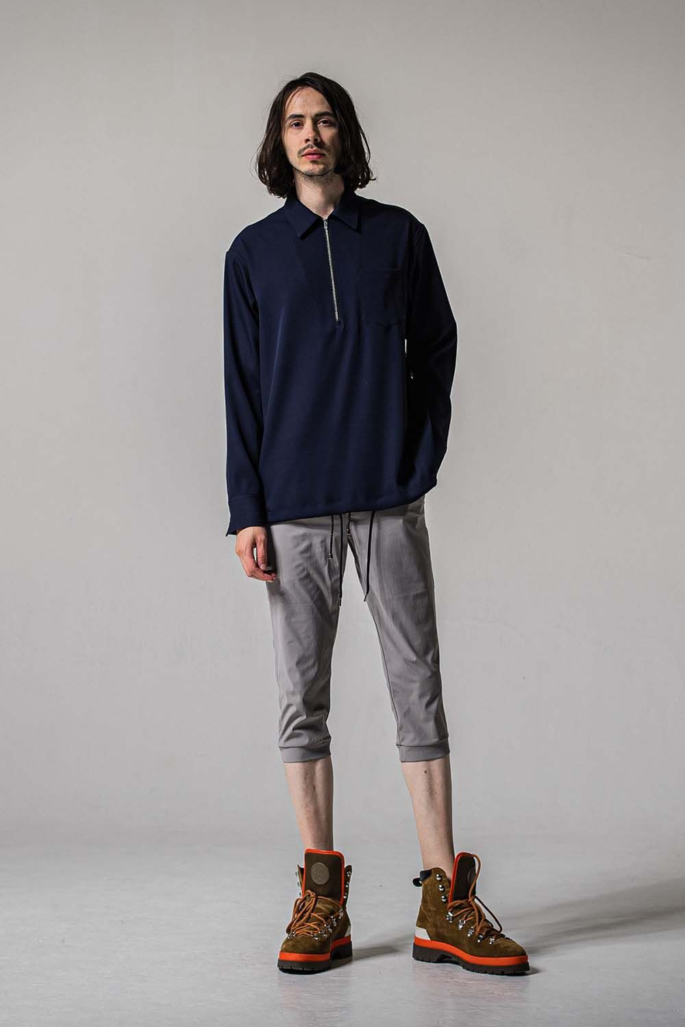 RE CROPPED PT / ナイロン イージー クロップドパンツ