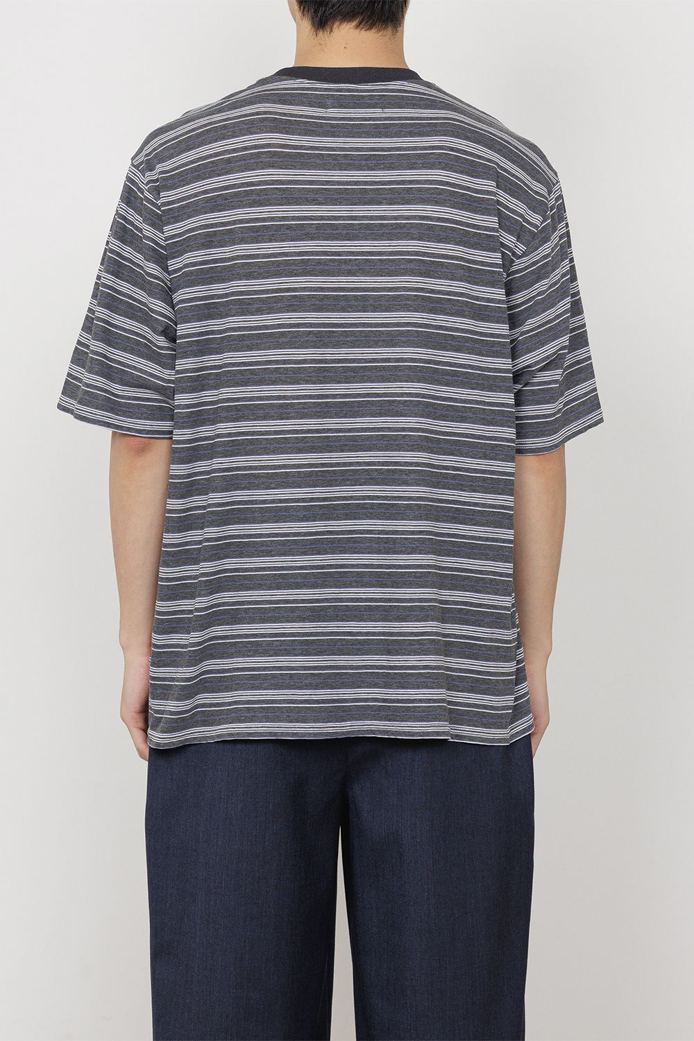 新到着 marka - 60/1 ORGANIC×MELANGE BORDER TEE / オーガニック トップス