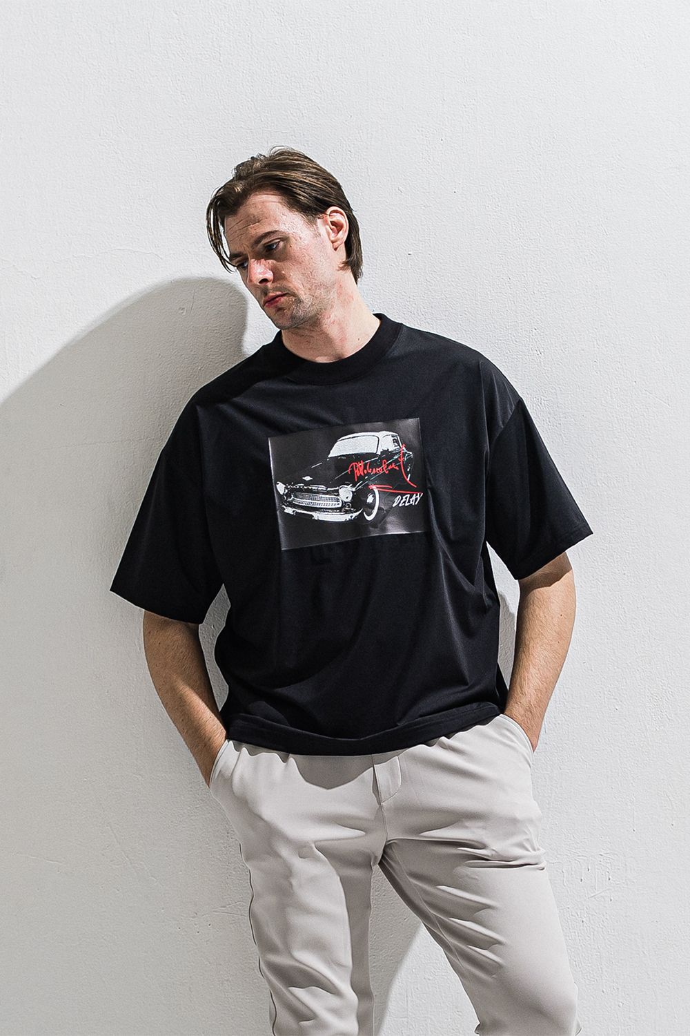 car overnylon T / ナイロン オーバーサイズTシャツ