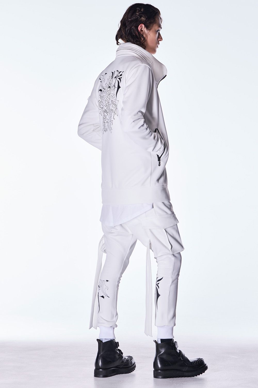 Double Knit Jersey Stand Collar Blouson / ダブル ニット ジャージ スタンドカラー ブルゾン